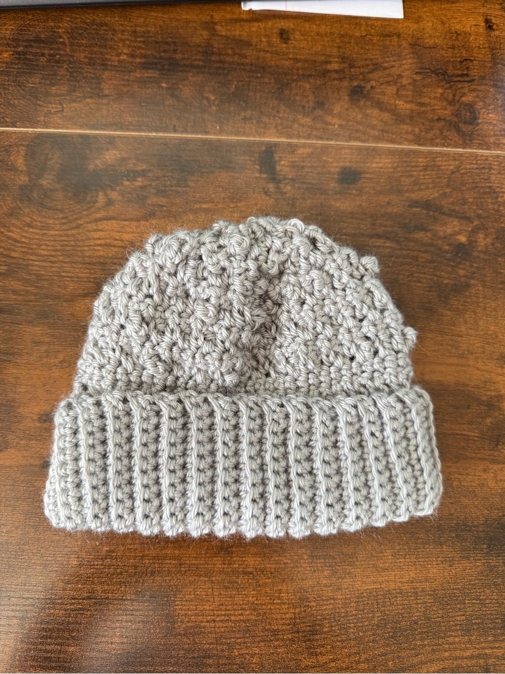 Handmade child’s crochet beanie